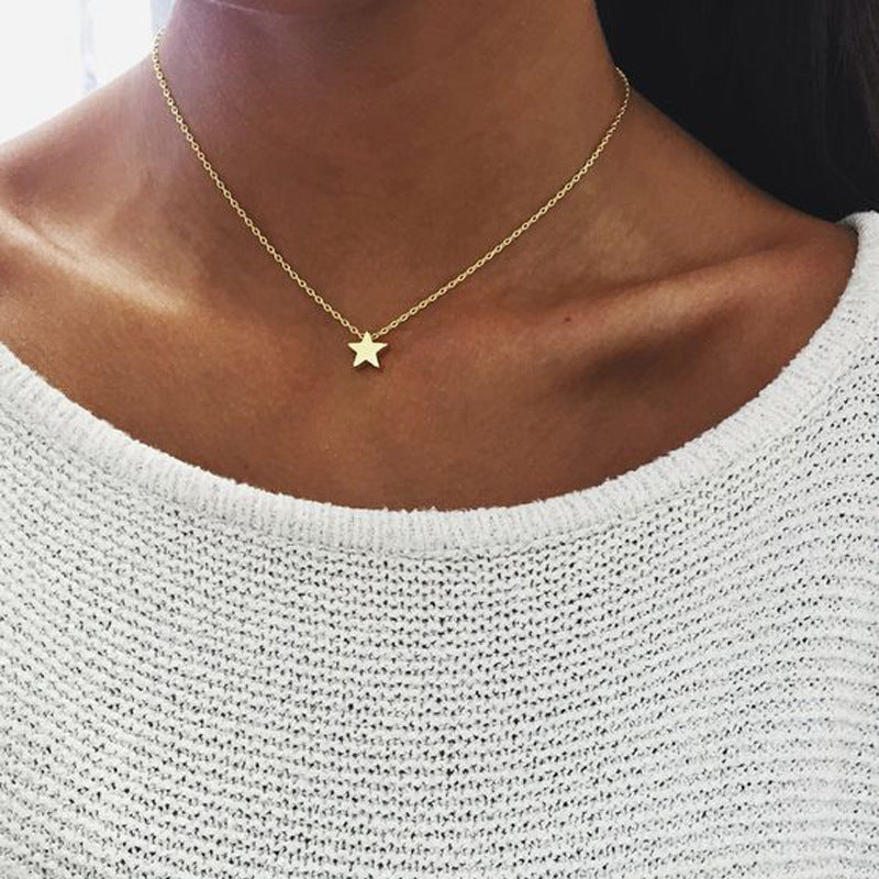 Star Dainty Choker Necklace