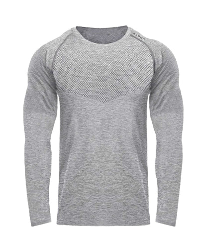 Men's Long Sleeve Mesh Fitness T-Shirts