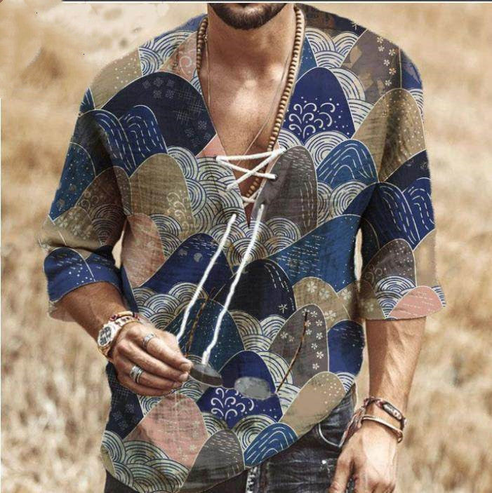 New Large Size Loose Hot style Men Shirts Male