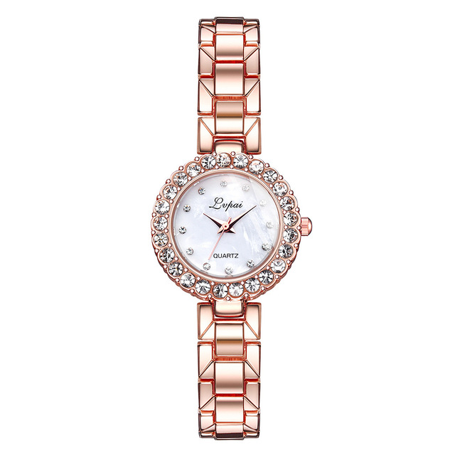 Women's Quartz Bangle Bracelet Watch Set