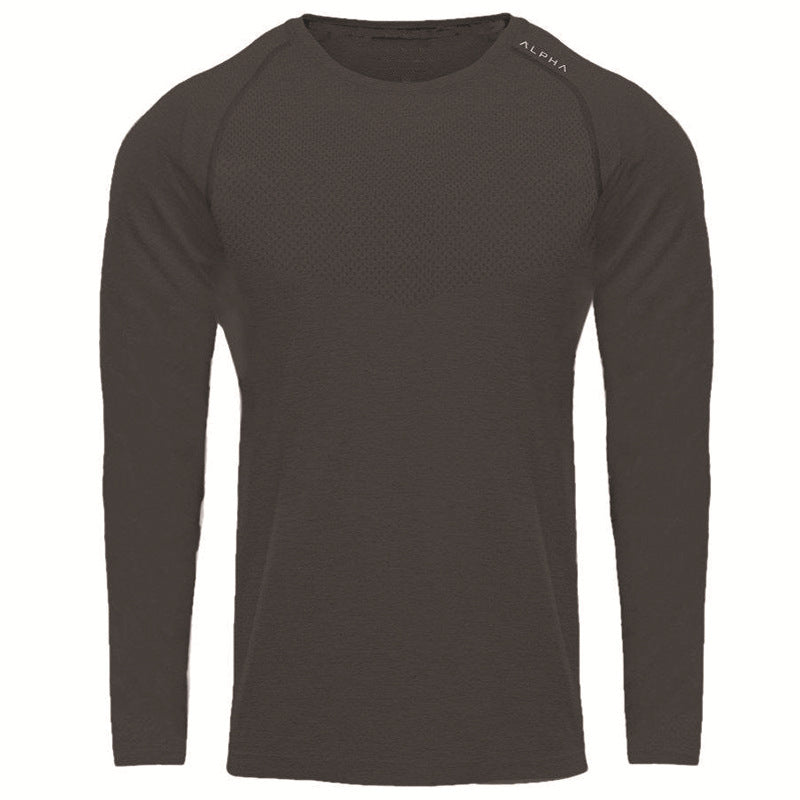 Men's Long Sleeve Mesh Fitness T-Shirts