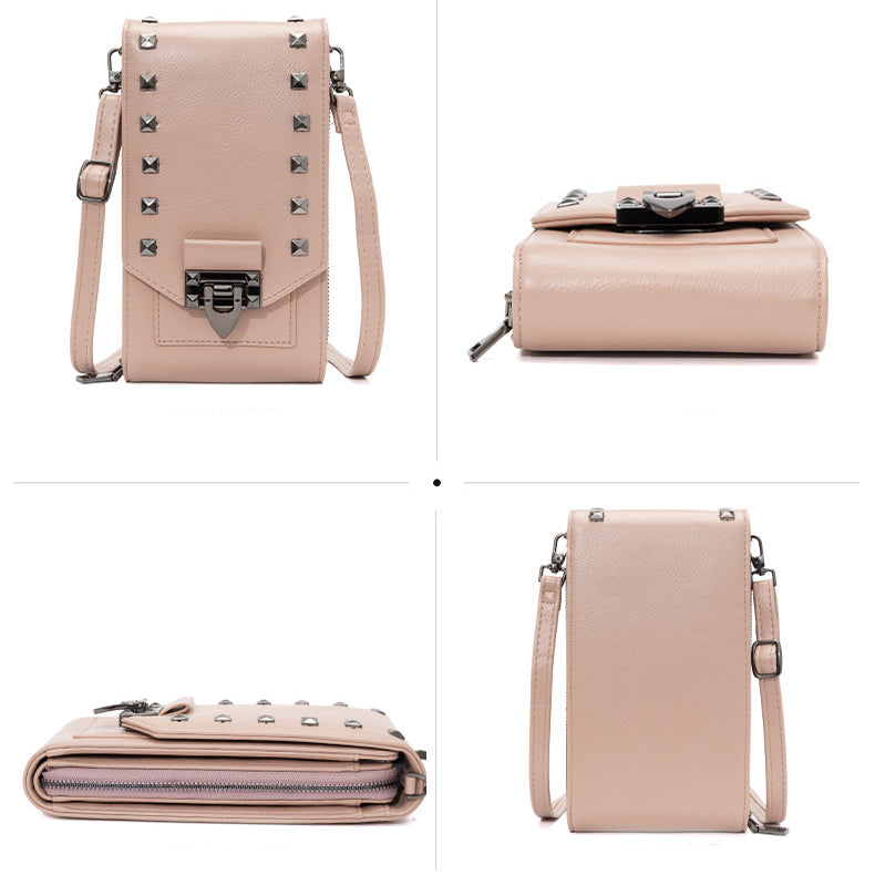 Rivet Shoulder Crossbody Bag for Women