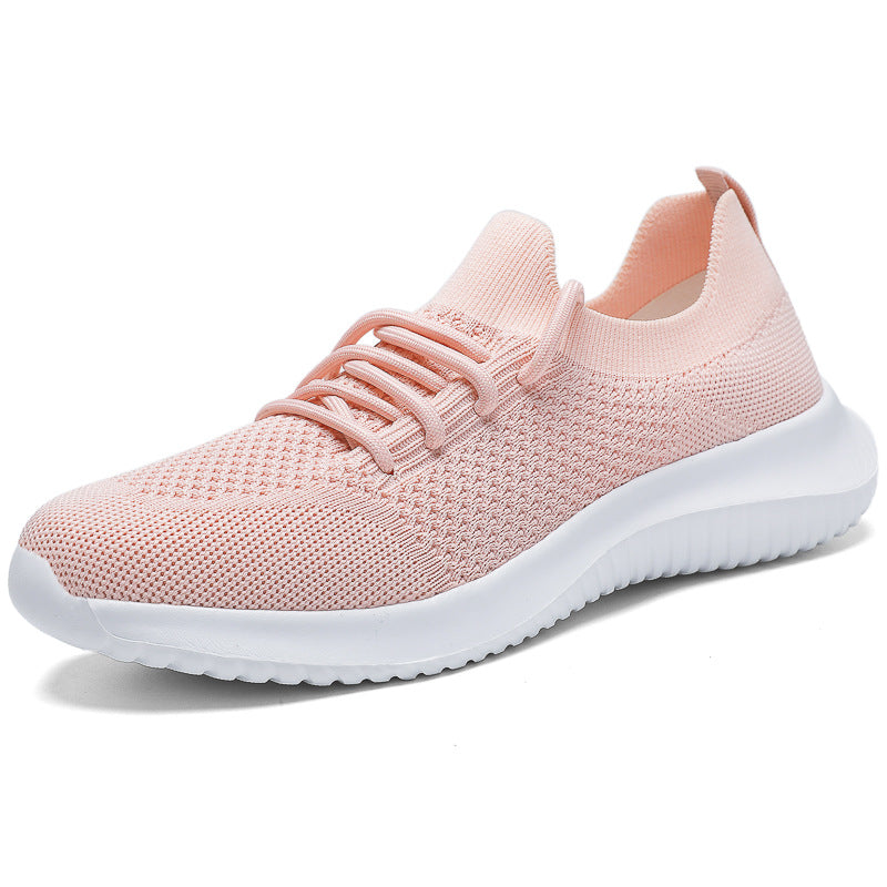 Women's Flying Shoes Lightweight Breathable Sneakers Mesh Socks Shoes