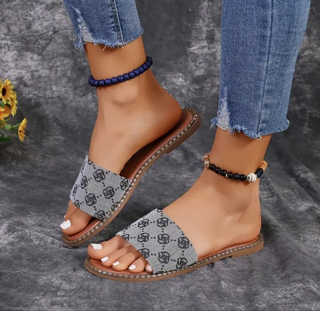 Floral Print Non-Slip Sandals for Women